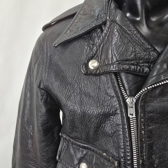 Collectible 50s British Mfg Co. Wind Cheater D-pocket motorcycle jacket (flaws) - Picture 11 of 16